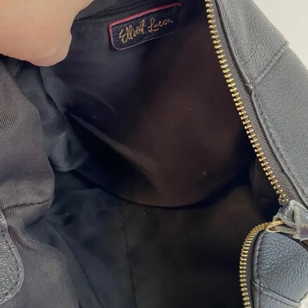 Elliott Lucca Slate Harper Leather Hobo